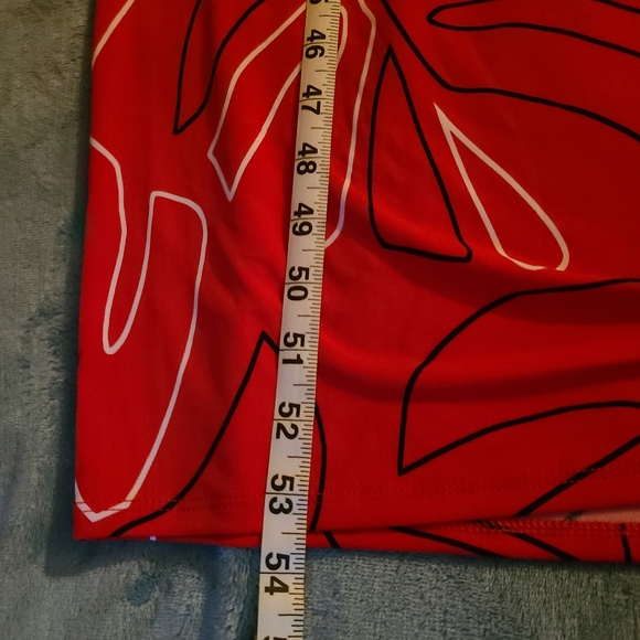 Chico's Red and White Maxi Dress - Picture 5 of 5